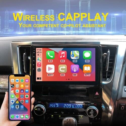 Android 10 For Toyota Alphard 30 Vellfire 2015-2020 Car GPS Navigation Multimedia Player Auto Stereo Radio Tape Recorder 2din