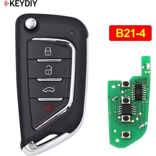 B21-4 3+1/4 Button Universal Remote Control Car Key for KD900 KD900+ URG200 KD-X2 Mini KD B-Series Remote Key KD Remote