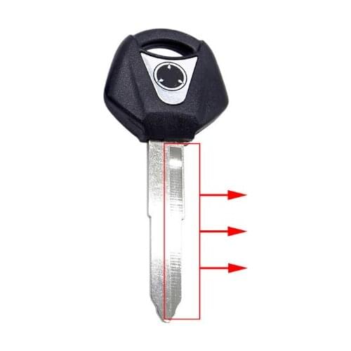 White key uncut motorcycle keys for yamaha yzf r6 r1 r3 mt07 xj6 tmax fz6 fz8 motoring accessories