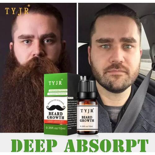 Durable 10ml Beard Growth Essential Oil Beard Oil Nourishing Hair Oil Whiskers Beard Wax Conditioner Hair Modeling Kit TSLM2