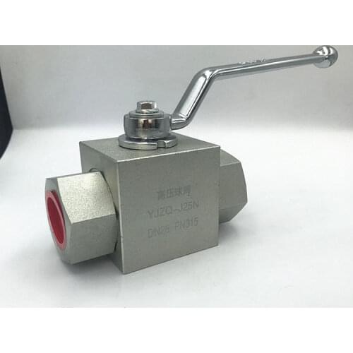 YJZQ KHB Hydraulic high pressure ball valve G1/4 G3/8 G1/2