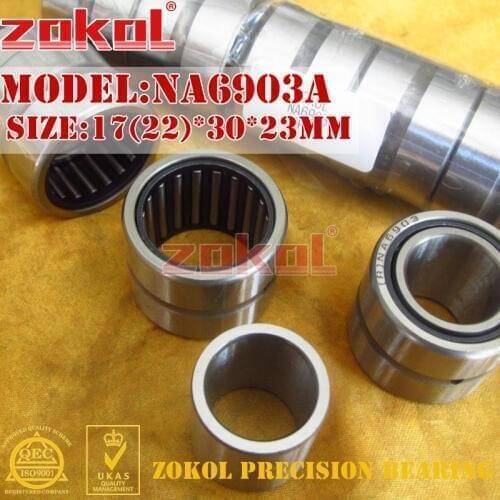 ZOKOL NA6903 A NA6903A Entity ferrule needle roller bearing 17*30*23mm RNA6903A 22*30*23mm