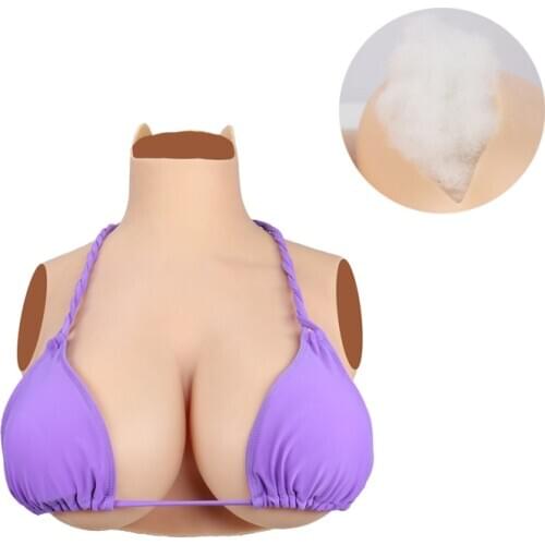 Artificial Silicone Breast Form Enhancer Realistic Fake Boobs for Crossdresser Shemale Trandsgender Cosplay Drag queen