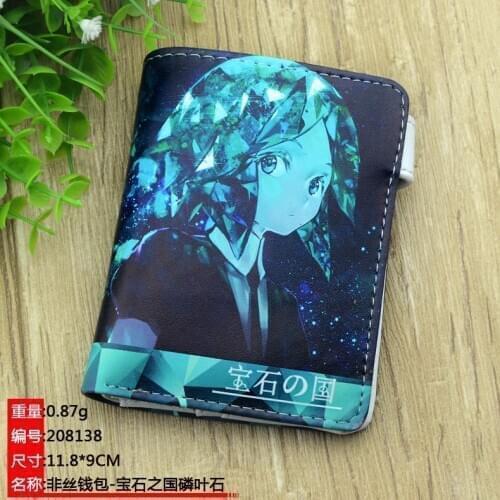 Anime Land of the Lustrous Phosphophyllite Short Wallet Anime Coin Purse