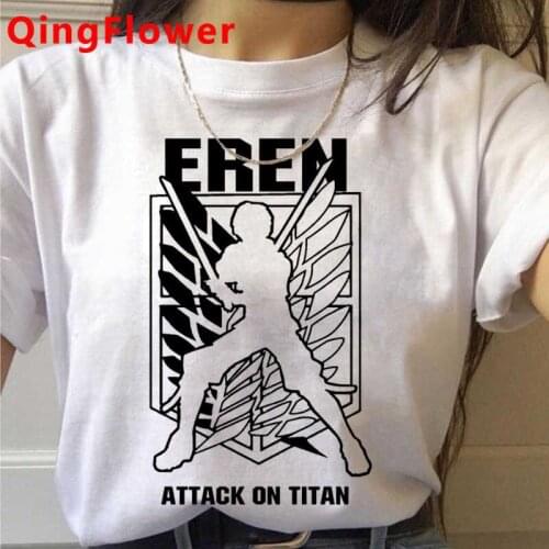 Attack on Titan Titans Attack Shingeki No Kyojin summer top male japanese casual tumblr harajuku t shirt kawaii aesthetic