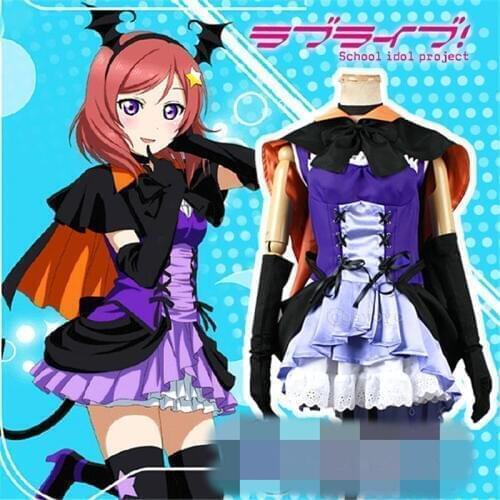 Lovelive! Nishikino Maki Dress Custom Made Party Dancing Stars On Me Cos Cosply Costume D