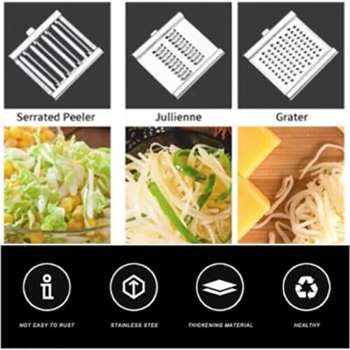Multifunctional Cutter Lemon Cheese Multi-Purpose Vegetable Slicer Peeler Stainless Steel Grater Shredders Kitchen Tool CLH@8