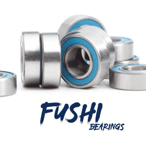 MR126RS Bearing ABEC-3 (10PCS) 6x12x4 mm Miniature MR126 - 2RS RU Ball Bearings Blue Sealed For Axial SCX10 II