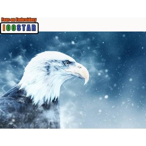Full Drill Square/Round Diamond 5D DIY Diamond Painting Embroidery Cross Stitch "Eagle" Rhinestone Mosaic Painting Decor Home