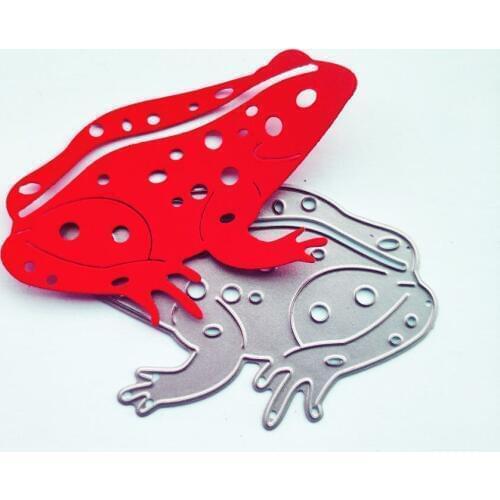 8.0X4.5cm The frog Cutting dies metal crafts paper die-cutting /DIY embossing Easter and New Year Scrapbooking
