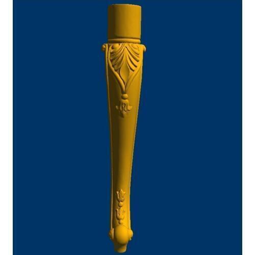 Relief 3d model STL file format for cnc TABLET DESK furniture leg--22