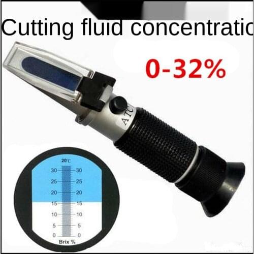Handheld refractometer Cutting fluid concentration meter Emulsion/cleaning agent/silicone oil concentration measuring instrument