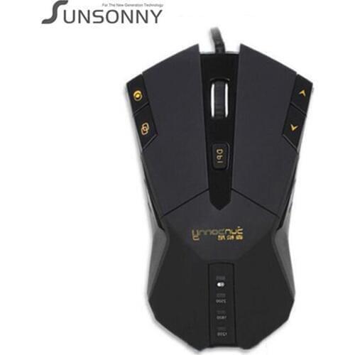 New Brand Sunsonny SM-SG800 IMP Wired USB Mouse 2500DPI Desktop Gaming Computer Office Home Laptop Intelligent Power Saving Mice