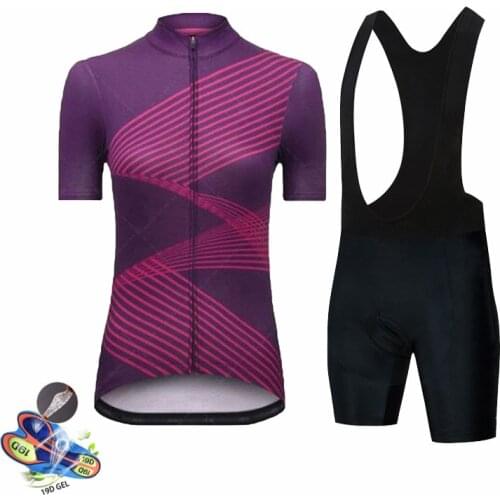 Cycling Jersey Set 2021 DHB Cycling Team Bike Uniform Womens Cycling Clothing MTB Bib Shorts Bike Maillo Ropa Ciclismo Skinsuit