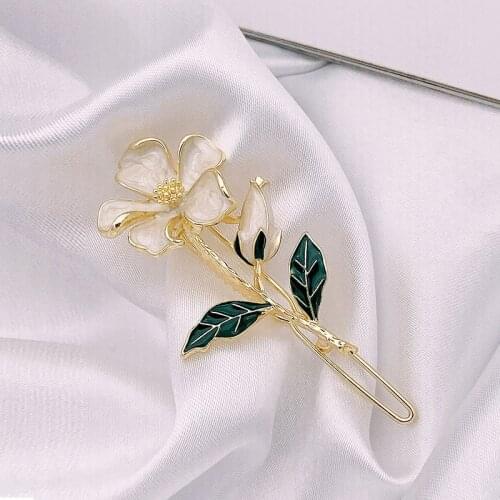 2pc elegant Alloy Flower Hair Claw Clips for Women Girls Hair Barrette Hairpin Crab Headband Hair Accessories Headwear Ornament