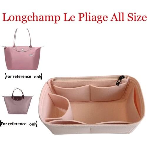 For Le Pliage NEO Cuir Shopper Bag Shaper Felt Cloth Purse Organizer Diaper Shopping Inner Bag Cosmetic Storage Girl
