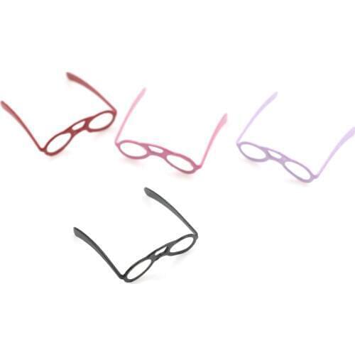 1pc 1:12 Scale Simulation Glasses EarphoneToys Vintage Dolls House Miniature Accessories Children Doll Accessories