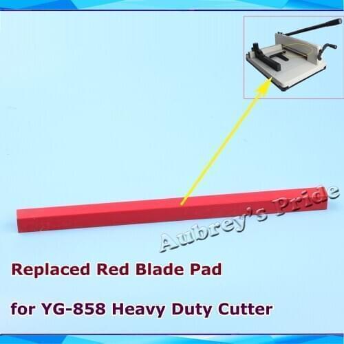 1Pc A4 A3 Size Replaced Blade Red Pad Tool for YG-858 Heavy Duty Stack Paper Ream Guillotine Cutter Hand Parts