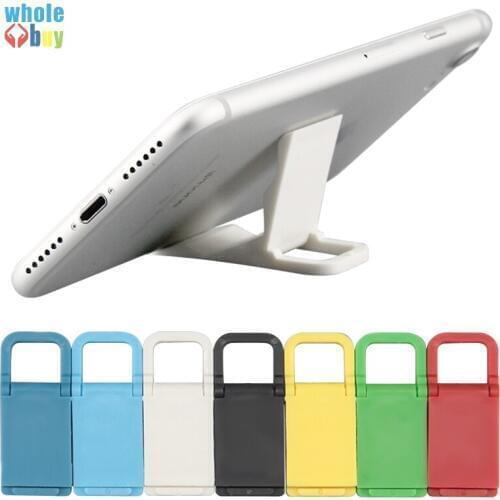 1000pcs/lot Hot Sale Fashion Folding Stand Phone Holder for Smartphone Folded Holder Adjustable Support Mobile Phone Holder