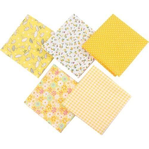 5pcs/Lot DIY Handmade Patchwork Fabric Printed Twill Cotton Fabric Patchwork Cloth DIY Sewing Material For Baby Child
