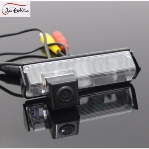 JanDeNing HD CCD Car Rear View Parking/Backup Reverse Camera/ License Plate Light OEM For Mitsubishi Space Wagon 2003-2011