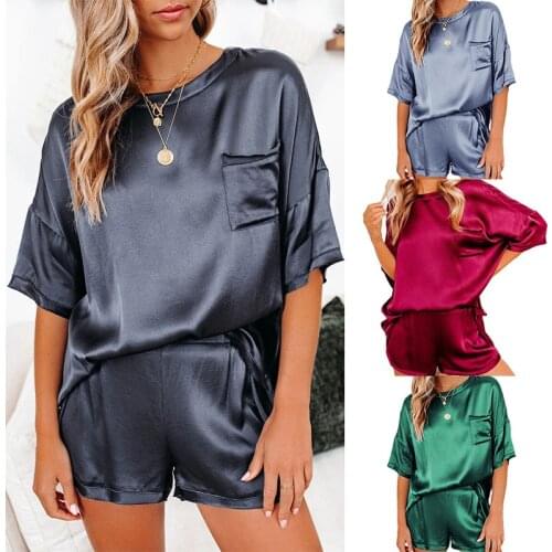 Bsailen Women's Satin Pajamas China