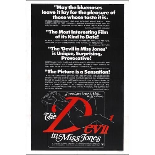 D0748 THE DEVIL IN MISS JONES Movie Silk Fabric Poster Art Decor Indoor Painting Gift