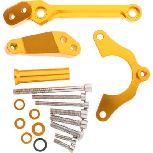 Steering Damper Stabilizer Buffer Control Bar with Mounting Bracket Kit for Kawasaki Z900 2017-2018