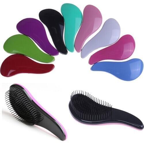 Baby Kids and Women Detangling Hair Brush Combs Salon Sweet Anti-static Brush Tangle Dry Wet Bristles Handle Tangle Curly