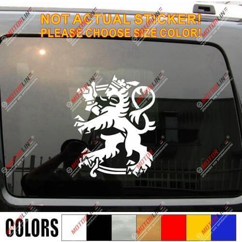 Coat of arms of Finland Suomi Lion Decal Sticker Car Vinyl pick size Finnish b