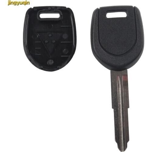 Jingyuqin Car Key Shell Cover Case for Mitsubishi Eclipse Galant Endeavor Key Left Blade Replacement Transponder Key Fob Case