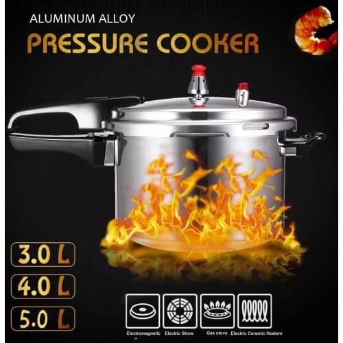 Aluminium Alloy Kitchen Pressure Cooker Gas Stove Cooking Energy-saving Safety Protection Outdoor Camping Cookware