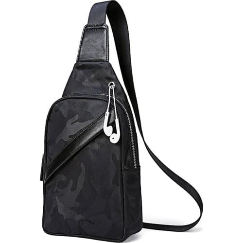 Small Waterproof Sling Chest Bag One Shoulder Crossbody Bags for Men