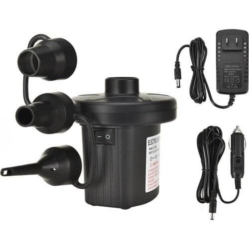 Inflatable Pump Electric Air Mattress Camping Pump Air Compressor Portable Inflator Air Pump For Home Boat EU Plug