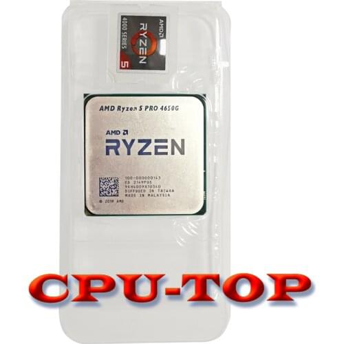 AMD Ryzen 5 PRO 4650G 3.7 GHz Six-Core Twelve-Thread 65W CPU Processor L3=8M 100-000000143 Socket AM4