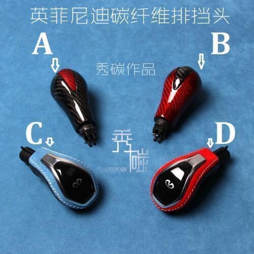 Fit for Infiniti Q50Q60QX70QX80 FX35EX shift knob gear lever gear head handball
