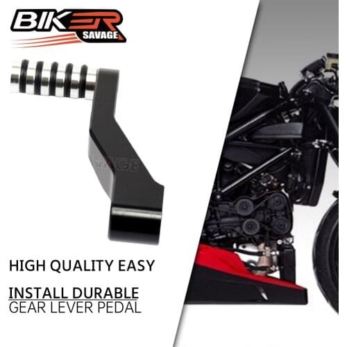 For DUCATI 848 1198 1098 S R EVO 2009 Gear Shift Lever Motorcycle Accessories Moto Parts Left Pedal Shifter Foot Aluminum Heel