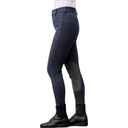 Equestrian Jodhpurs Pants Cotton Stretchy Breeches Horse Riding Show Performance Competition