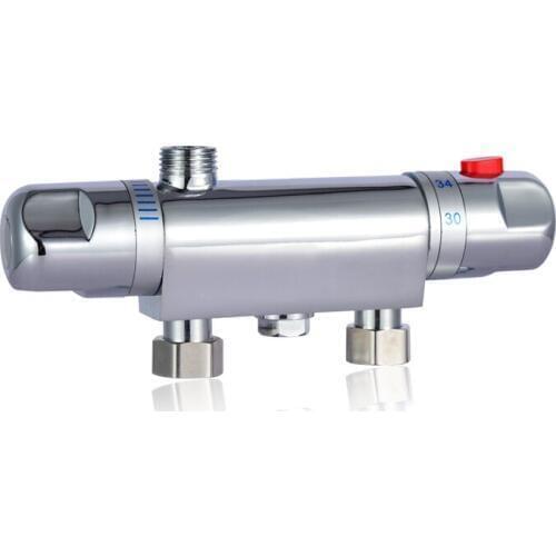 Bathroom Thermostatic Faucet Valve Shower Control Temperature Faucet Mixing Water Valve Wall Mounted Bathtub Tap Shower Faucet