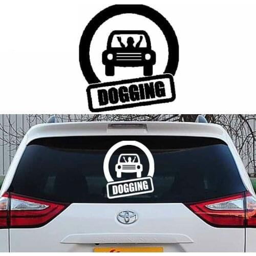 Personality Dogging Grossier Auto Rear Windshield Car Sticker Truck Vinyl Decal Laptop Bodywork Vinyl Vinyl Apply To Car Window