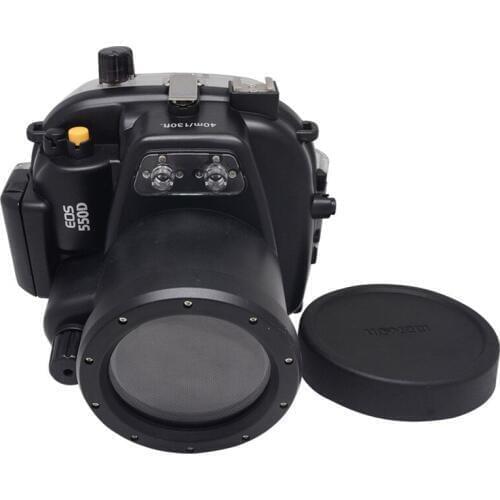 Mcoplus 40M 130ft Waterproof Underwater Camera Housing Diving Case for Canon 550D Rebel T2i Digital SLR Camera