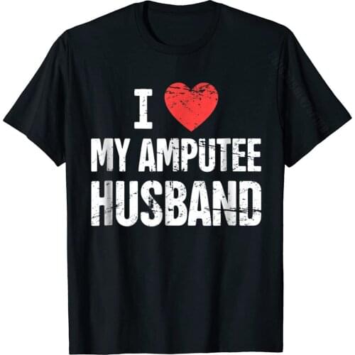 Funny Present For Leg Amputee T-Shirt Printed On Tops Shirt For Men Popular Cotton T Shirts Design