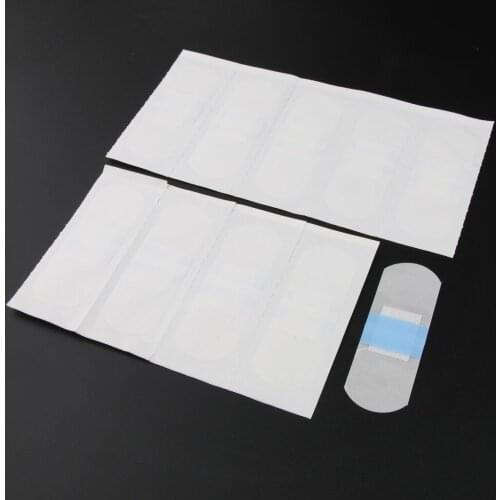 10 Pieces, Breathable Sterile Adhesive Dressing Bandage Pad for Ulcers Burn Wounds