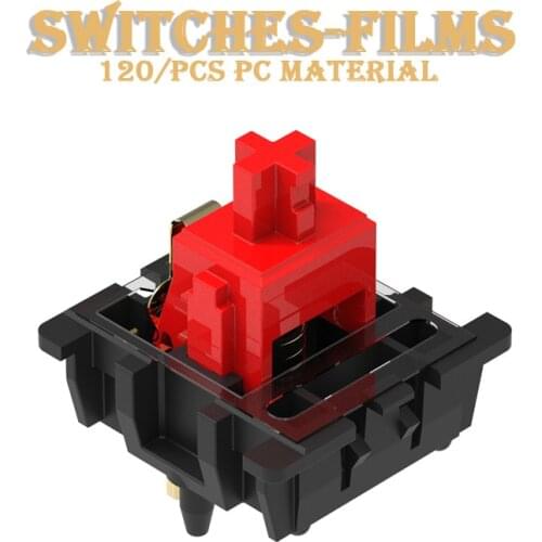 120/PCS Switches-Films PC Material Structure Intermediate Paper For Cherry Axial Clear MX Switch Mechanical Keyboard