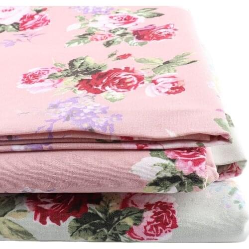 150*50CM Cotton Fabric Printed floral for DIY sofa curtain tablecloth home decor cotton material Handmade craft Sewing
