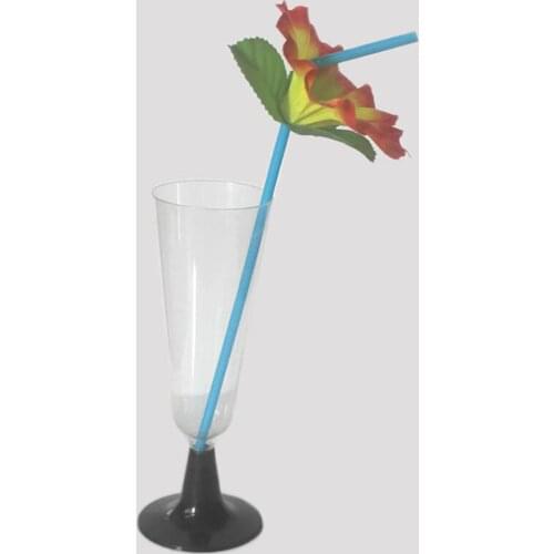 20pcs Plastic Multicolor Flower Cocktail Party Straws Party Table Centerpieces Decor