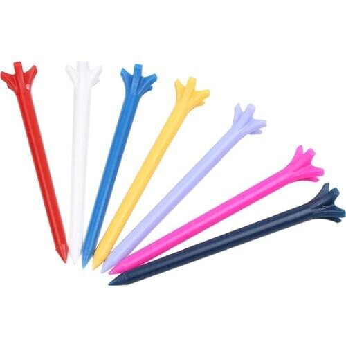 50Pcs Training Claw Shape Plastic Portable Golf Tees Club Ball Holder Accessory golf lovers player beginner practice tools set