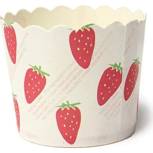 50 X Cupcake Wrapper Paper Cases Liners Muffin Dessert Baking Cup-ABUX