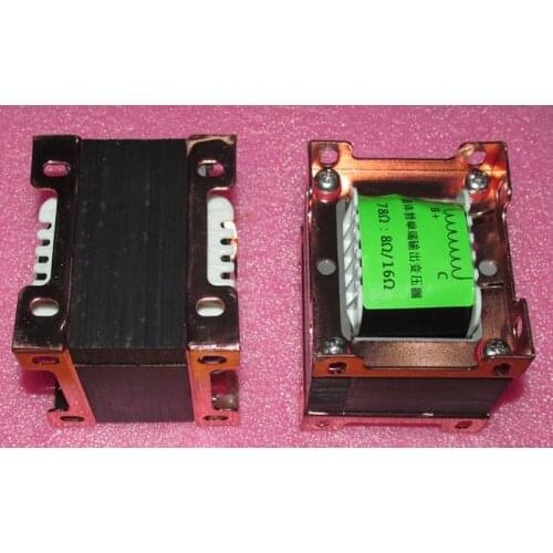 8W 78Ω: 8Ω / 16Ω transistor single-ended Class output transformer, frequency response: 16HZ-24KHZ,attenuation -3DB