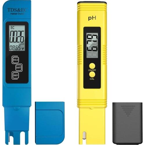 Digital PH /TDS/ EC Meter Tester Thermometer Pen Water Purity PPM Filter Hydroponic for Aquarium Pool Water Monitor